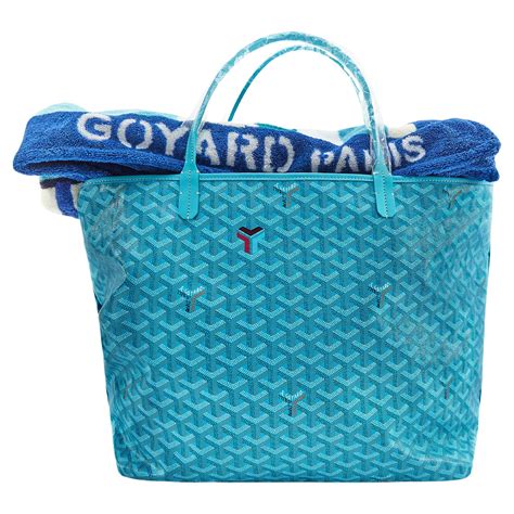 GOYARD Goyardine Saint Louis GM Balise Beach Towel Set 